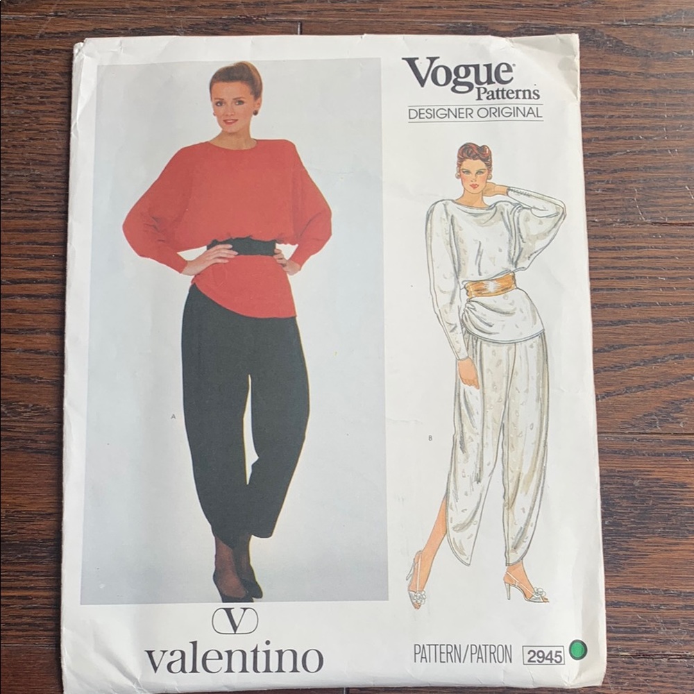 3for$15 bundle Valentino Vogue Designer sewing Pattern
